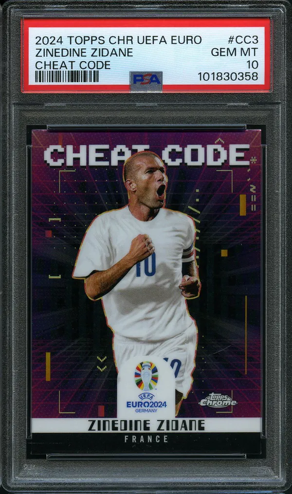PSA 10 Zinedine Zidane
