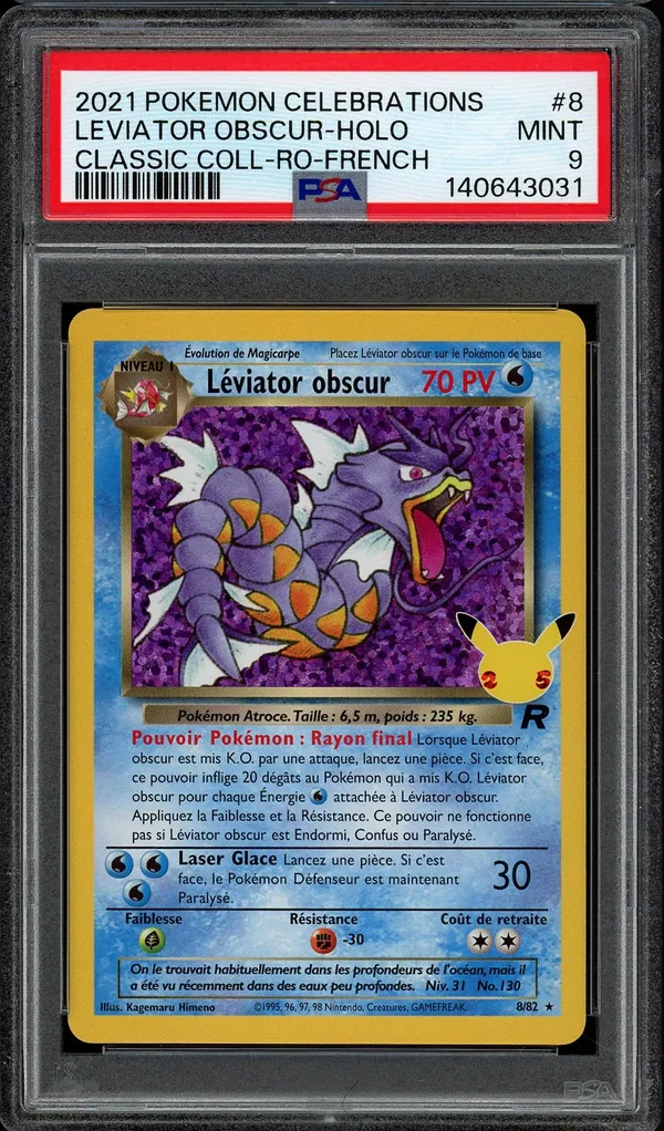 PSA 9 Léviator Obscur Holo