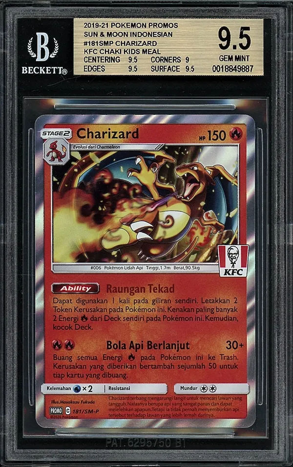 BGS 9.5 Charizard Holo