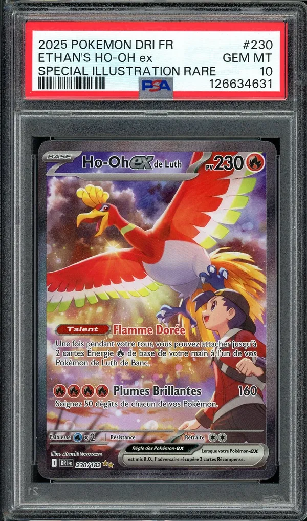 PSA 10 Ho-Oh Ex de Luth