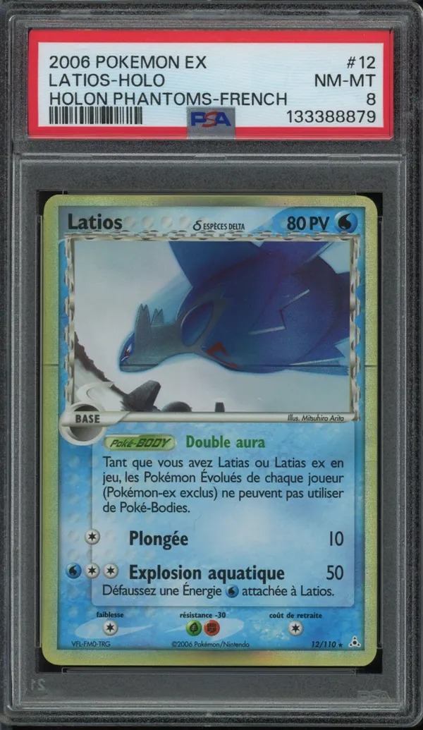 PSA 8 Latios Holo