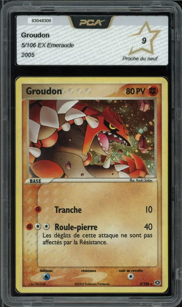 PCA 9 Groudon Holo
