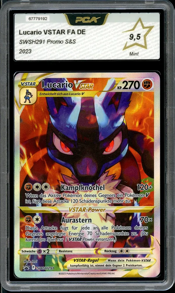 PCA 9.5 Lucario VStar