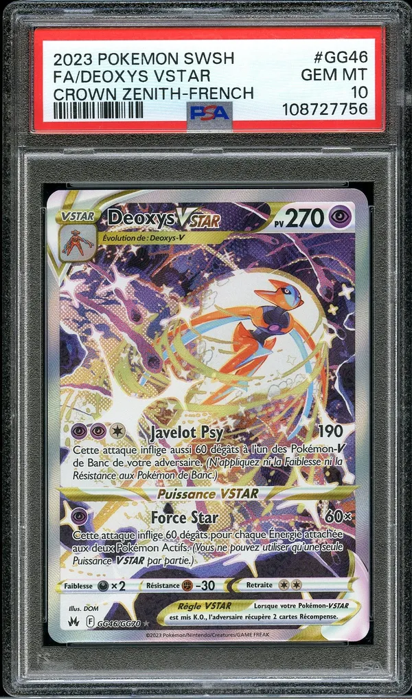 PSA 10 Deoxys VStar