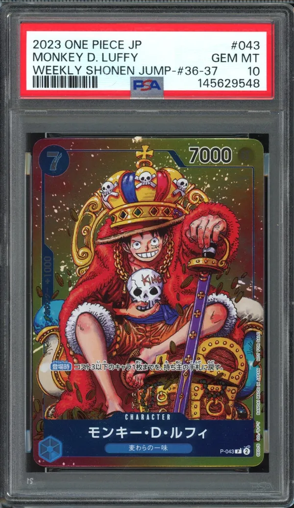 PSA 10 Monkey D. Luffy