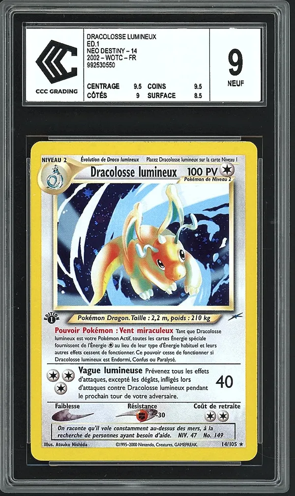 CCC 9 Dracolosse Lumineux Holo