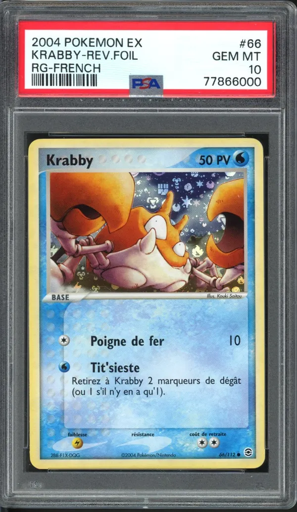 PSA 10 Krabby Reverse