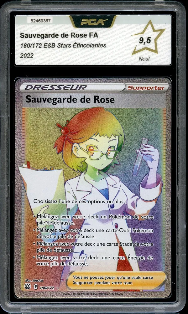 PCA 9.5 Sauvegarde de Rose Rainbow