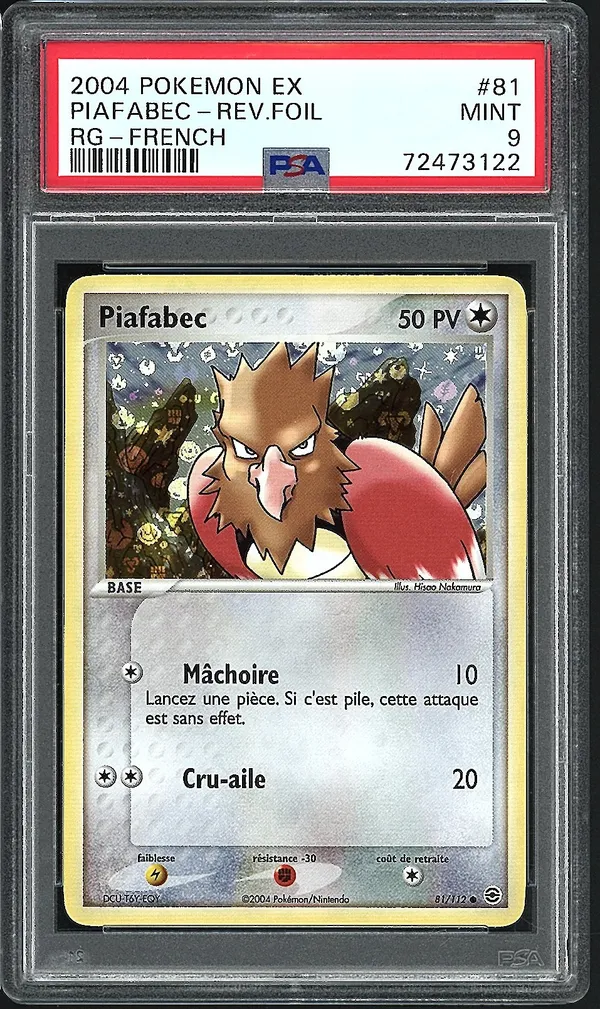 PSA 9 Piafabec Reverse