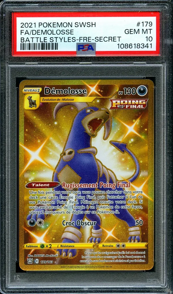 PSA 10 Démolosse Gold