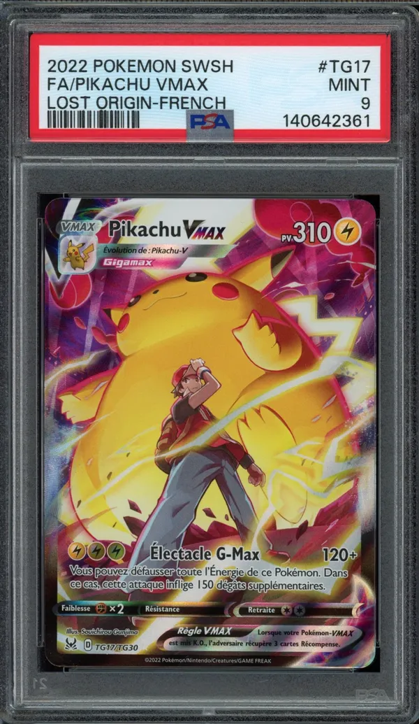 PSA 9 Pikachu VMax