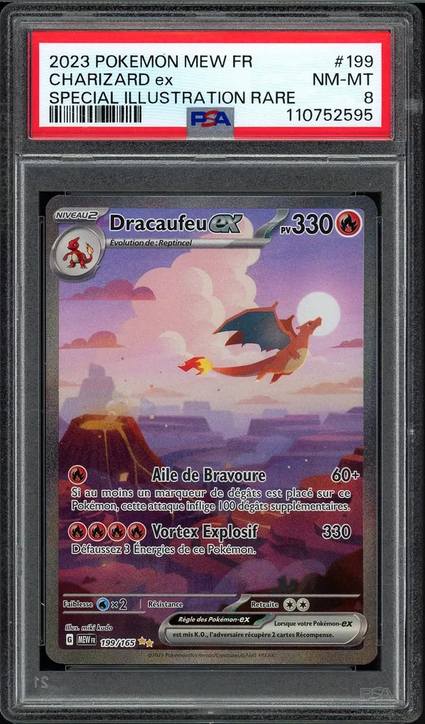 PSA 8 Dracaufeu Ex