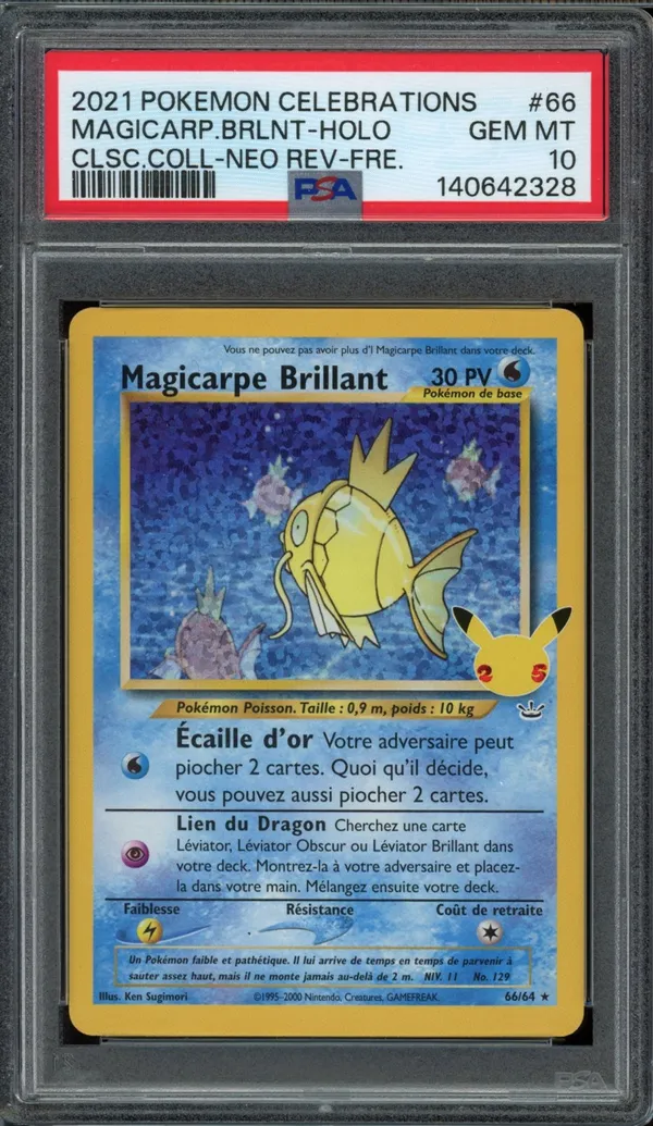 PSA 10 Magicarpe Brillant