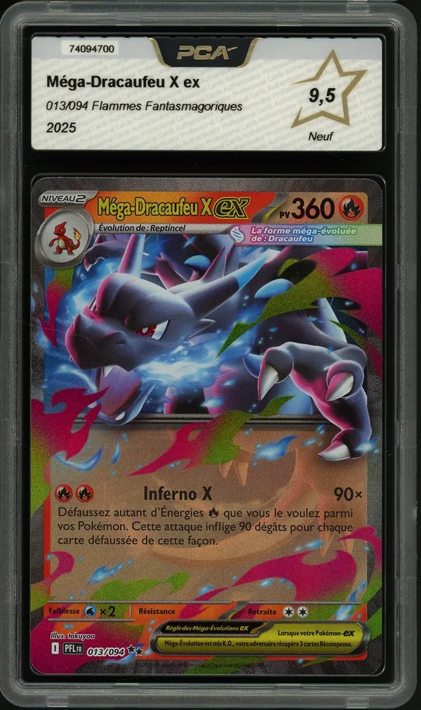 PCA 9.5 Méga-Dracaufeu X Ex