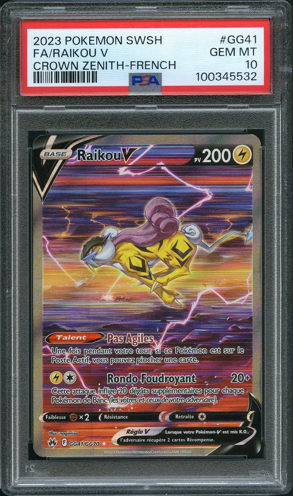 PSA 10 Raikou V