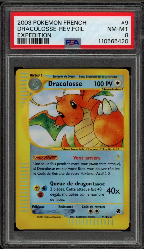 PSA 8 Dracolosse Reverse