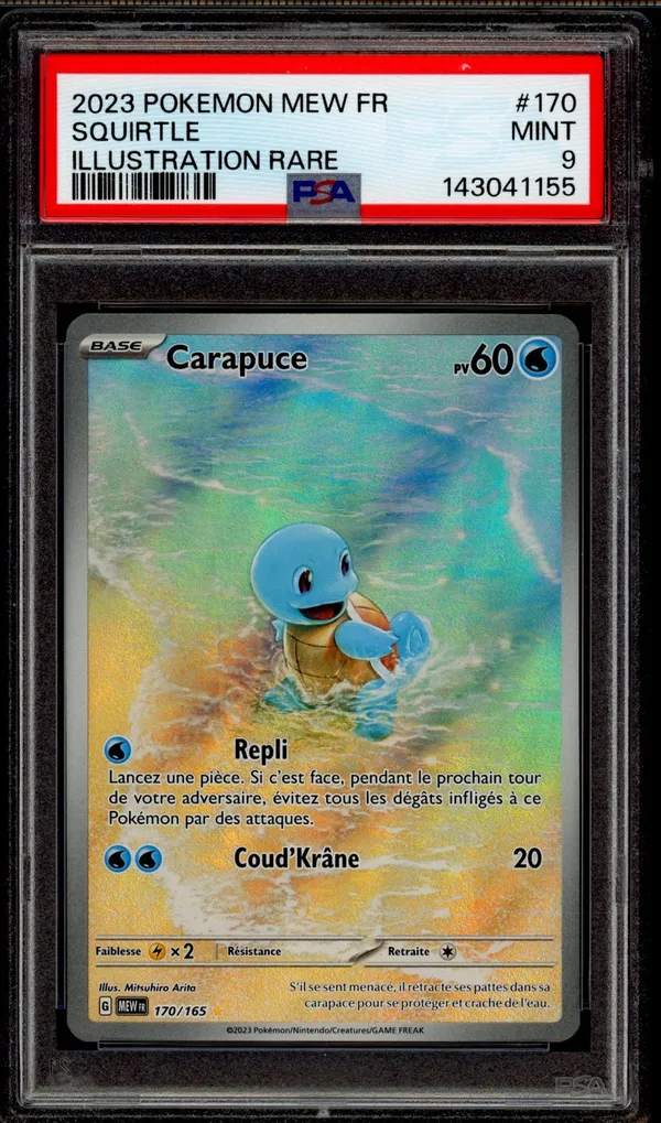 PSA 9 Carapuce