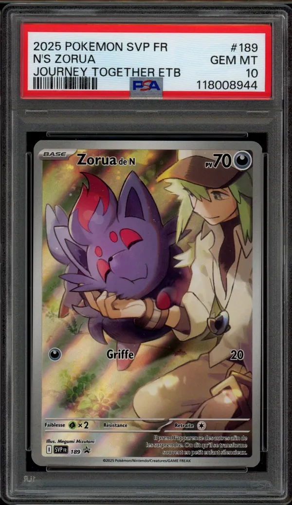 PSA 10 Zorua de N