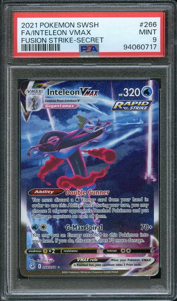 PSA 9 Inteleon VMax