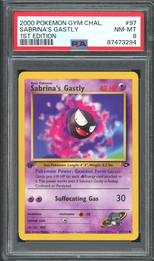PSA 8 Sabrina's Gastly