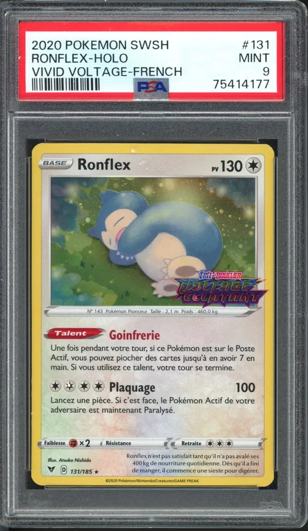 PSA 9 Ronflex Holo