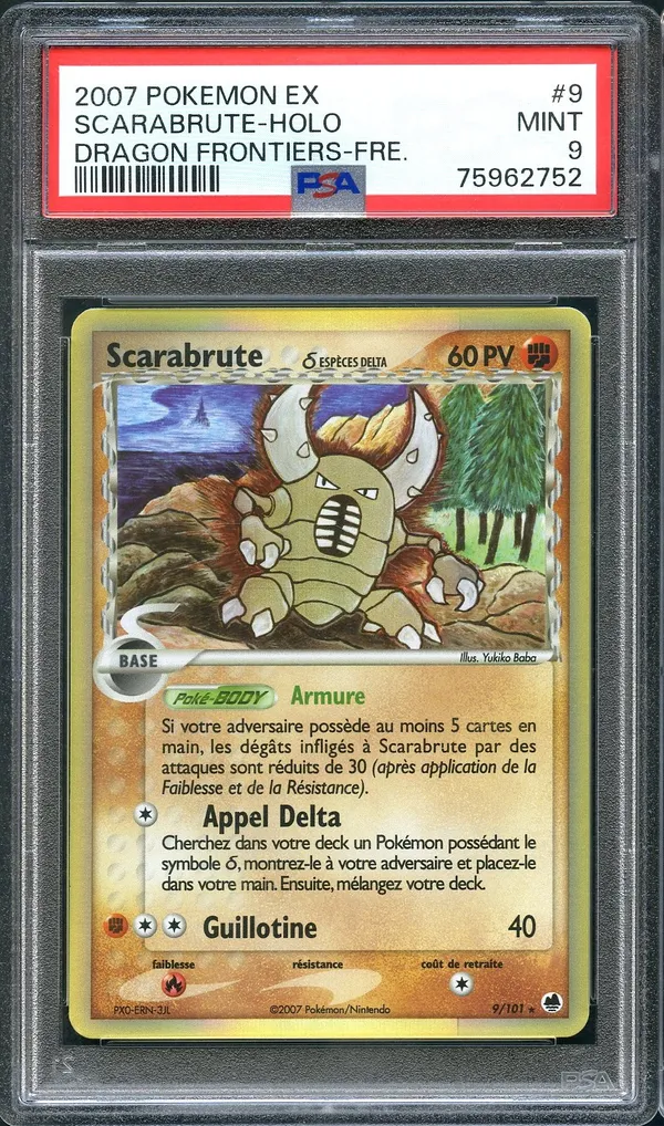 PSA 9 Scarabrute Holo