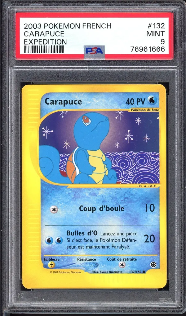 PSA 9 Carapuce