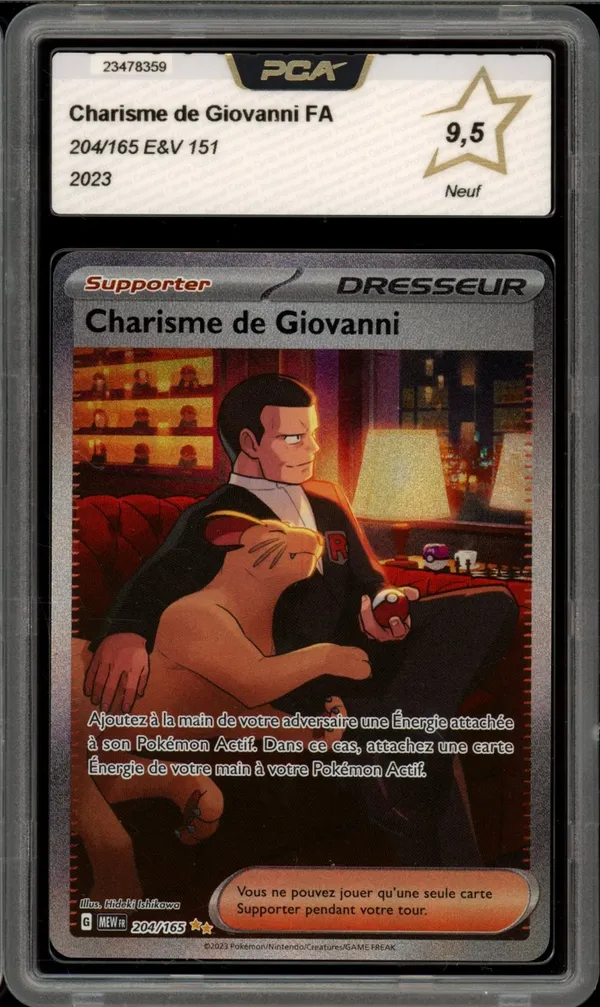 PCA 9.5 Charisme de Giovanni