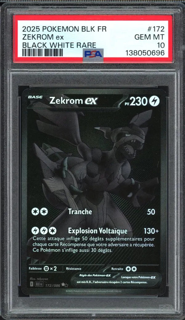 PSA 10 Zekrom Ex