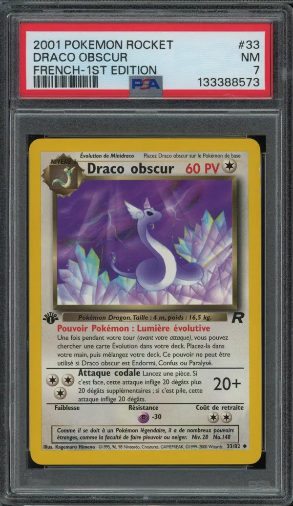 PSA 7 Draco Obscur