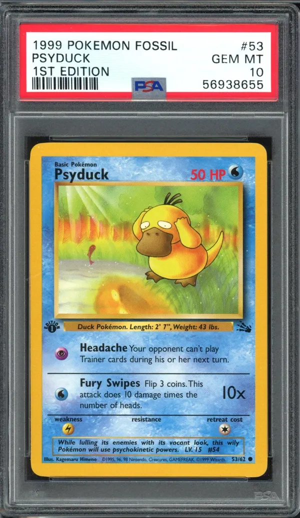 PSA 10 Psyduck
