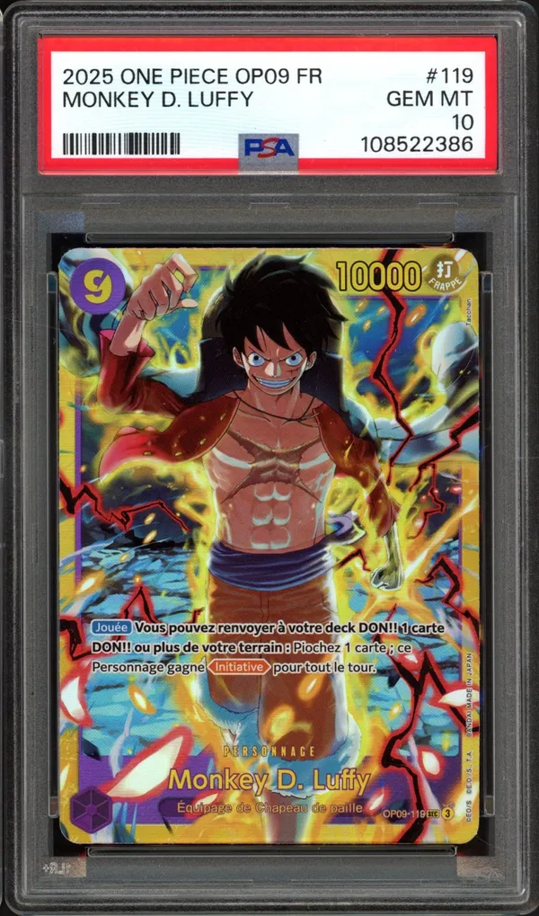 PSA 10 Monkey D. Luffy