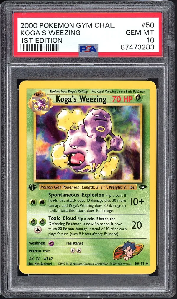 PSA 10 Koga's Weezing