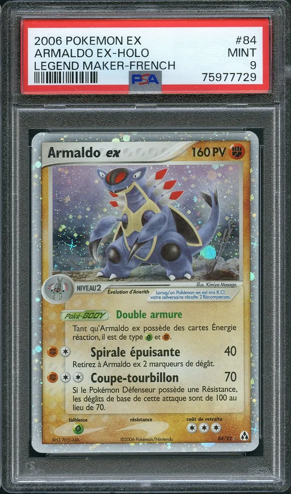 PSA 9 Armaldo Ex