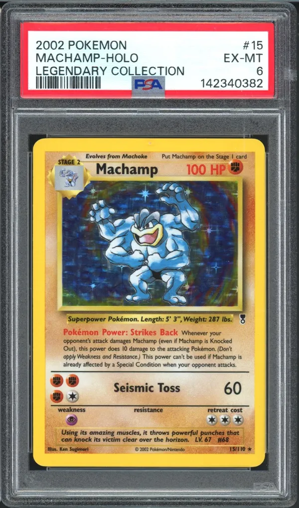 PSA 6 Machamp Holo