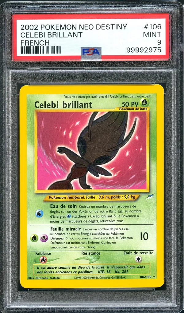 PSA 9 Celebi Brillant