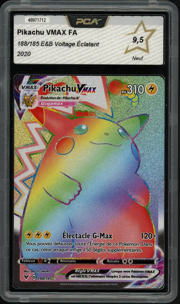 PCA 9.5 Pikachu VMax Rainbow