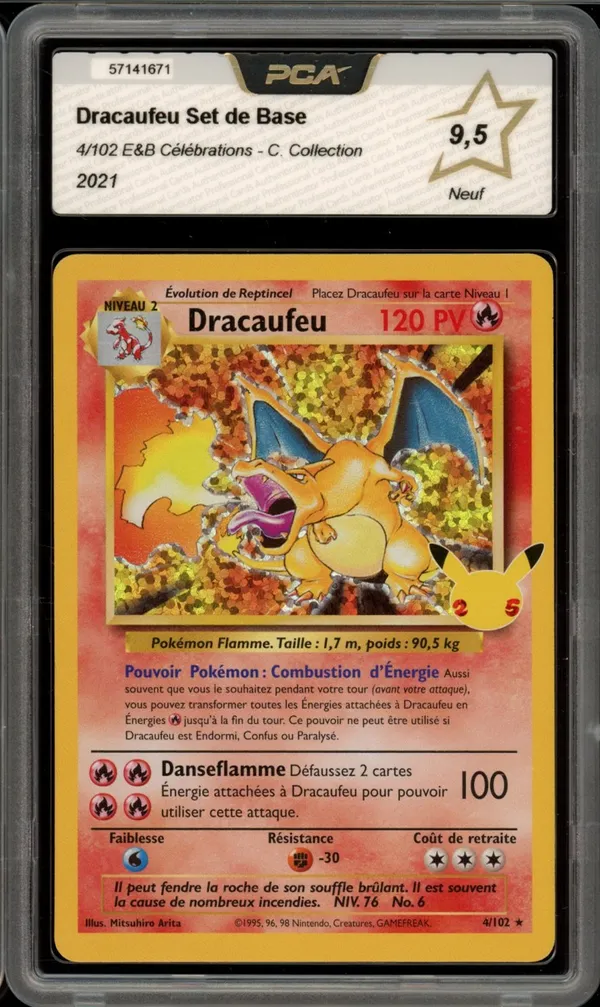 PCA 9.5 Dracaufeu Holo