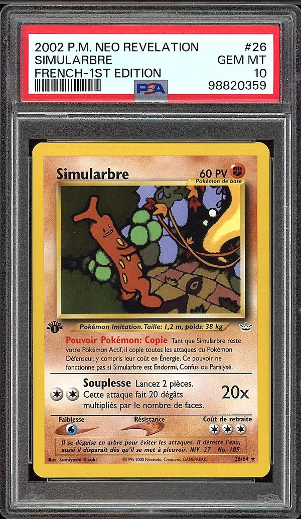 PSA 10 Simularbre
