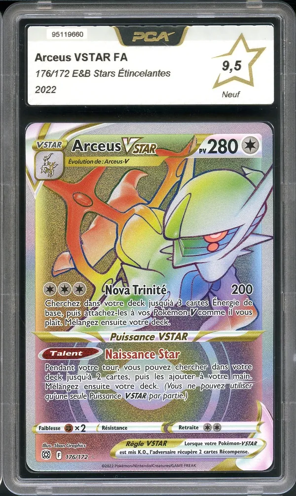 PCA 9.5 Arceus VStar Rainbow