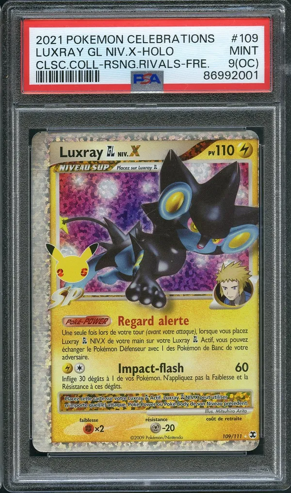 PSA 9 Luxray GL Niv. X