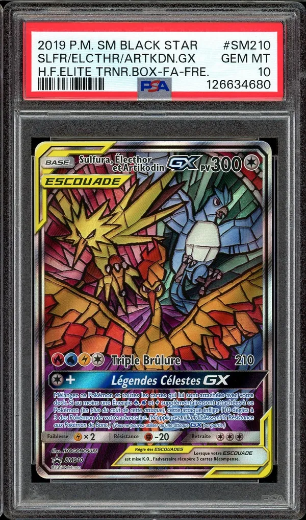 PSA 10 Sulfura, Électhor et Artikodin Gx