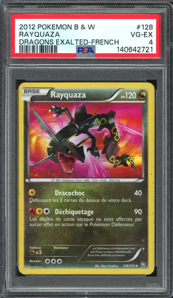 PSA 4 Rayquaza Holo