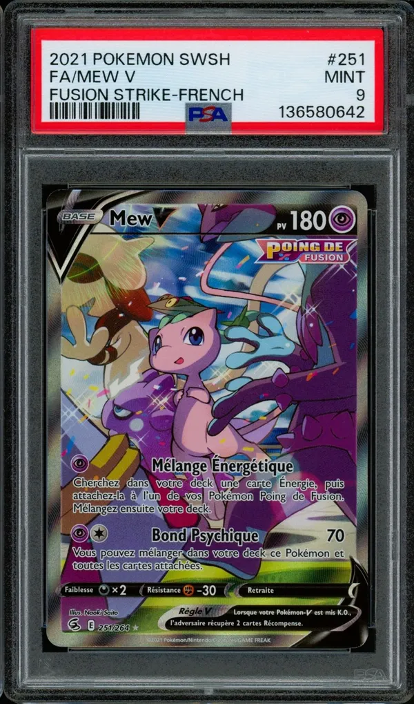 PSA 9 Mew V