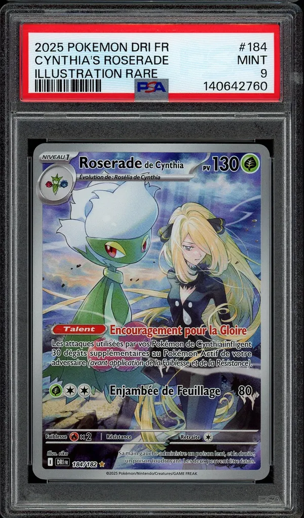PSA 9 Roserade de Cynthia