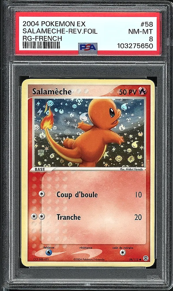 PSA 8 Salamèche Reverse