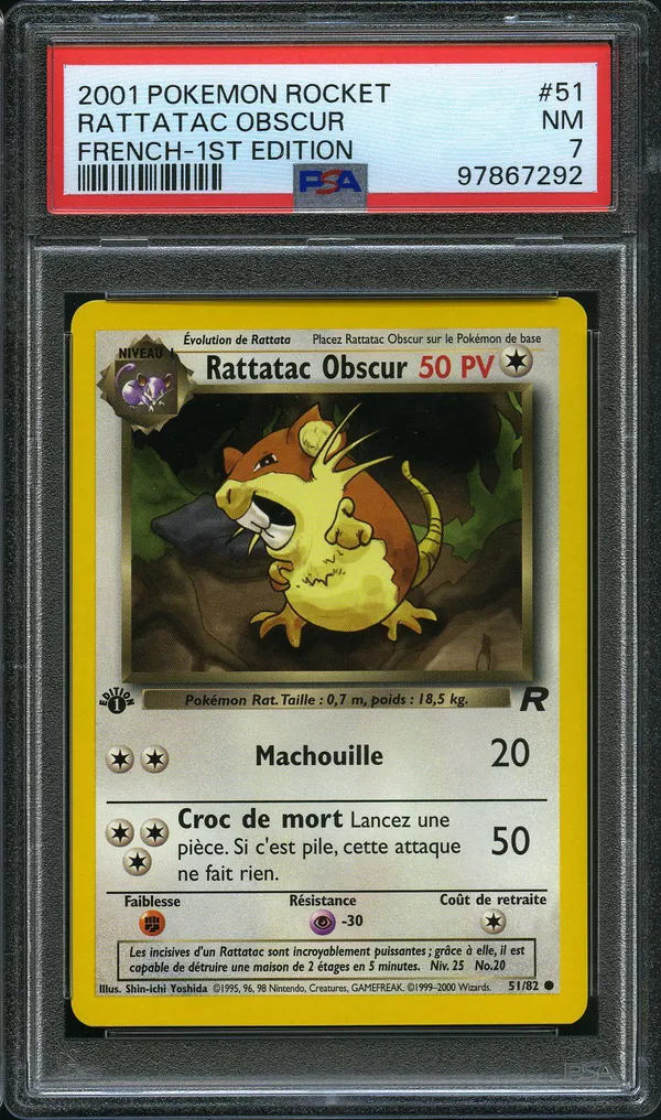 PSA 7 Rattatac Obscur