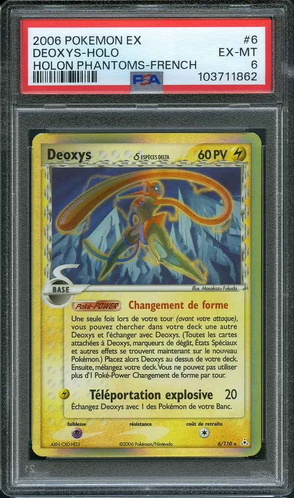 PSA 6 Deoxys Holo