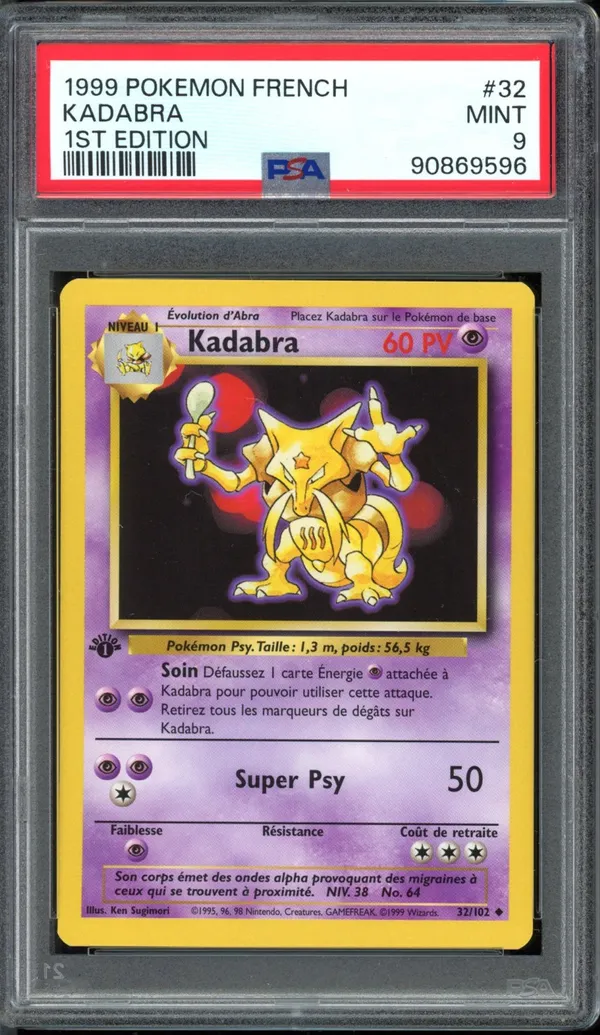 PSA 9 Kadabra