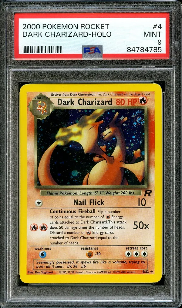 PSA 9 Dark Charizard Holo